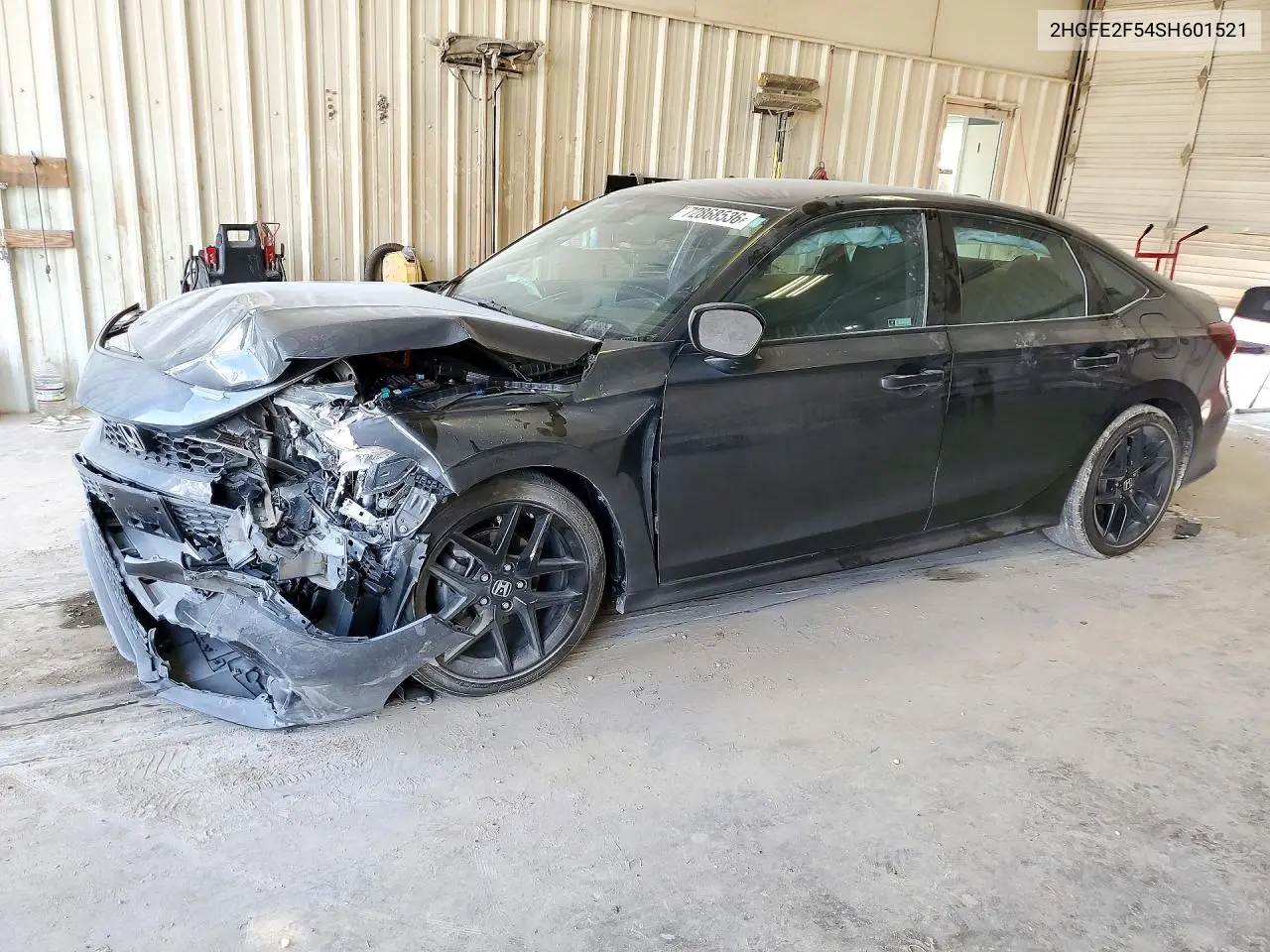 HONDA CIVIC 2025, VIN 2HGFE2F54SH601521