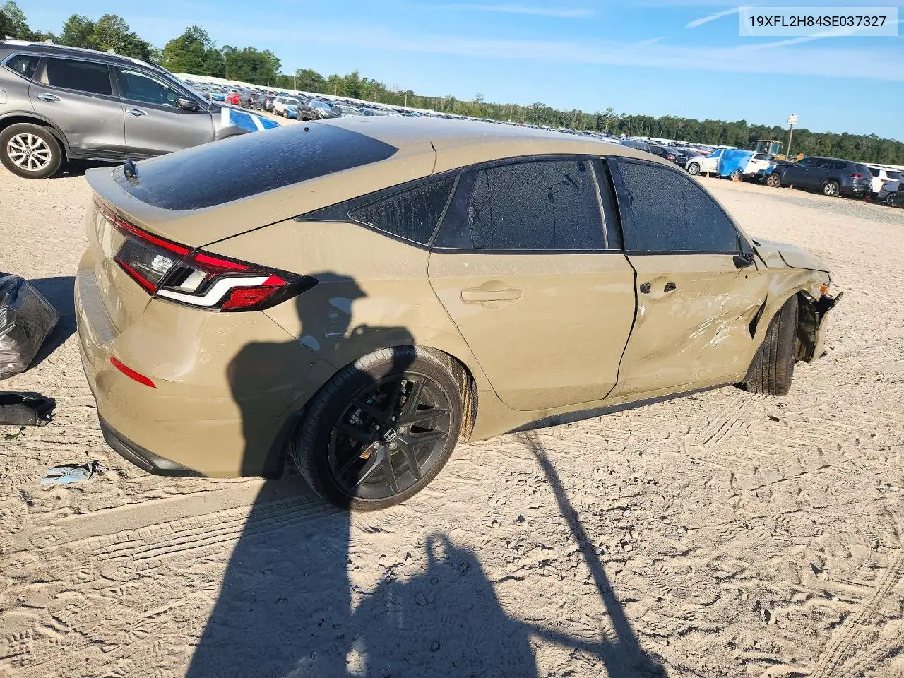 2025 HONDA CIVIC VIN 19XFL2H84SE037327 — фото 3