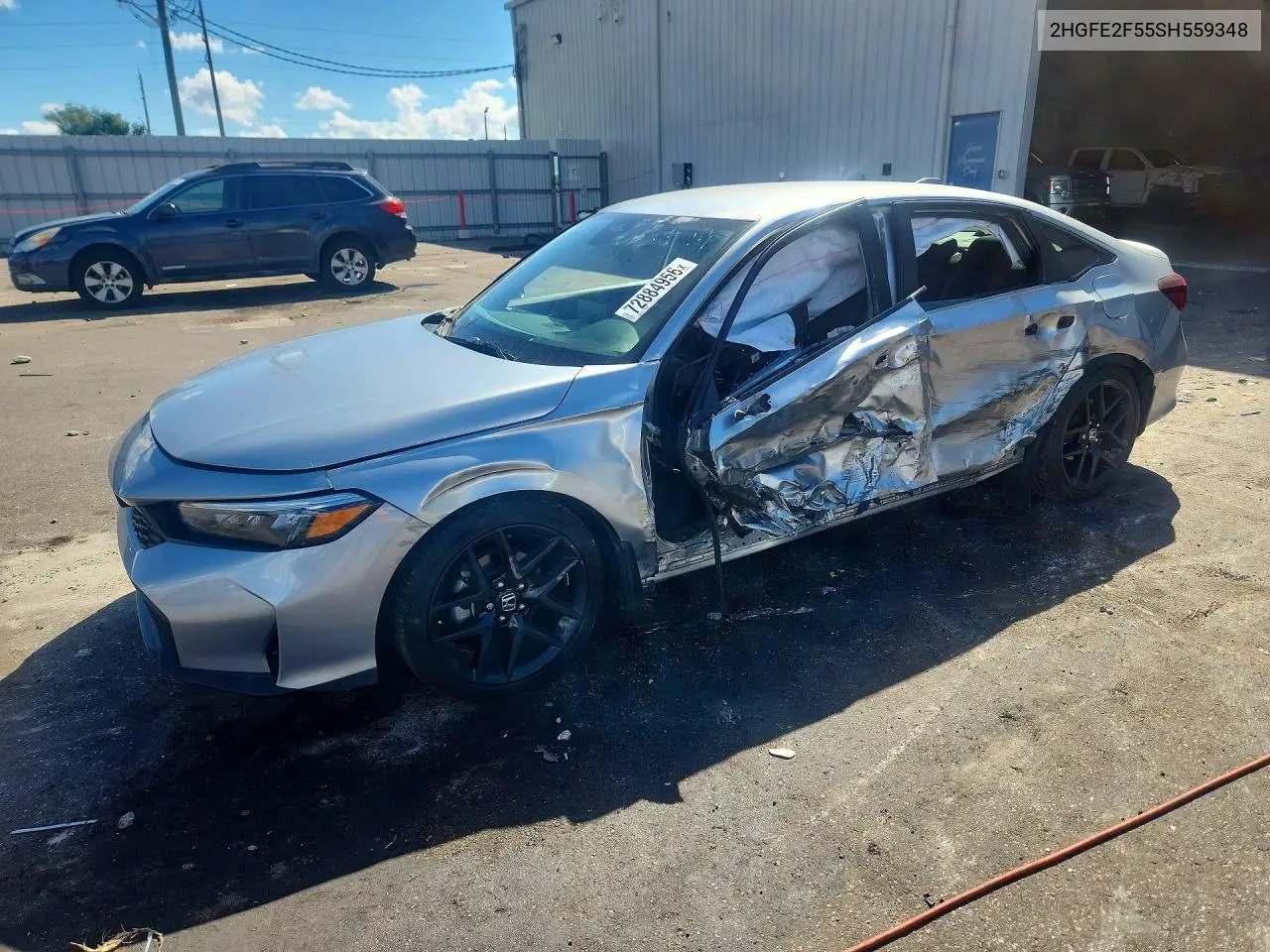 HONDA CIVIC 2025, VIN 2HGFE2F55SH559348