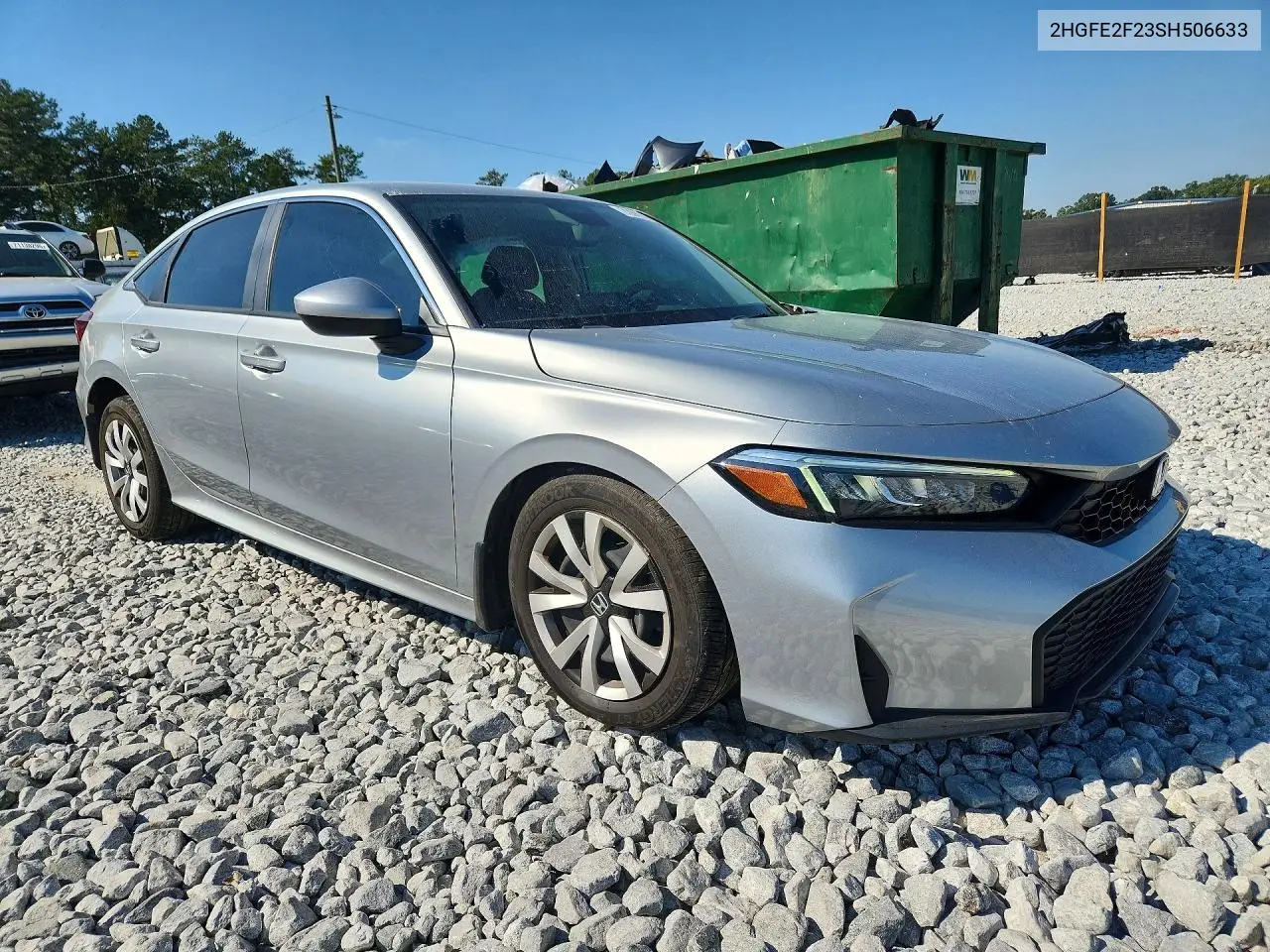 2025 HONDA CIVIC VIN 2HGFE2F23SH506633 — фото 4
