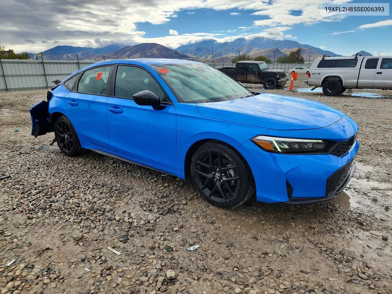 2025 HONDA CIVIC VIN 19XFL2H85SE006393 — фото 4