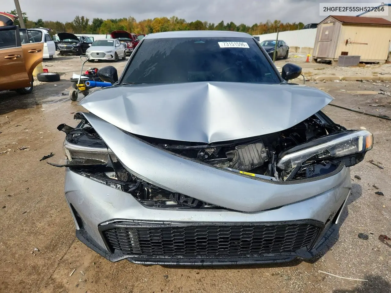 2025 HONDA CIVIC VIN 2HGFE2F55SH527266 — фото 5