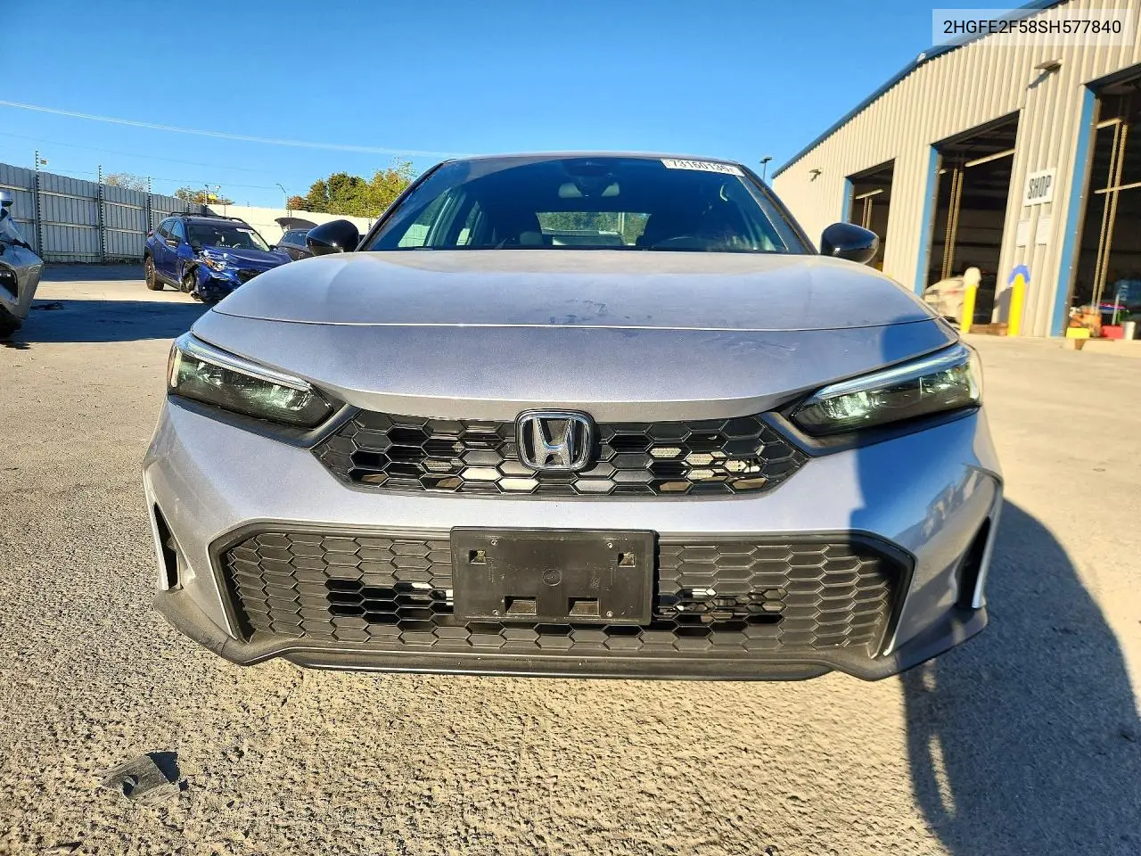 2025 HONDA CIVIC VIN 2HGFE2F58SH577840 — фото 5