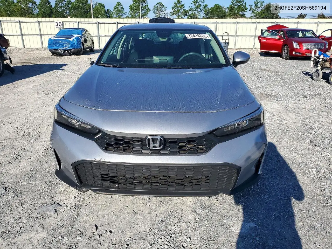 2025 HONDA CIVIC VIN 2HGFE2F20SH589194 — фото 5