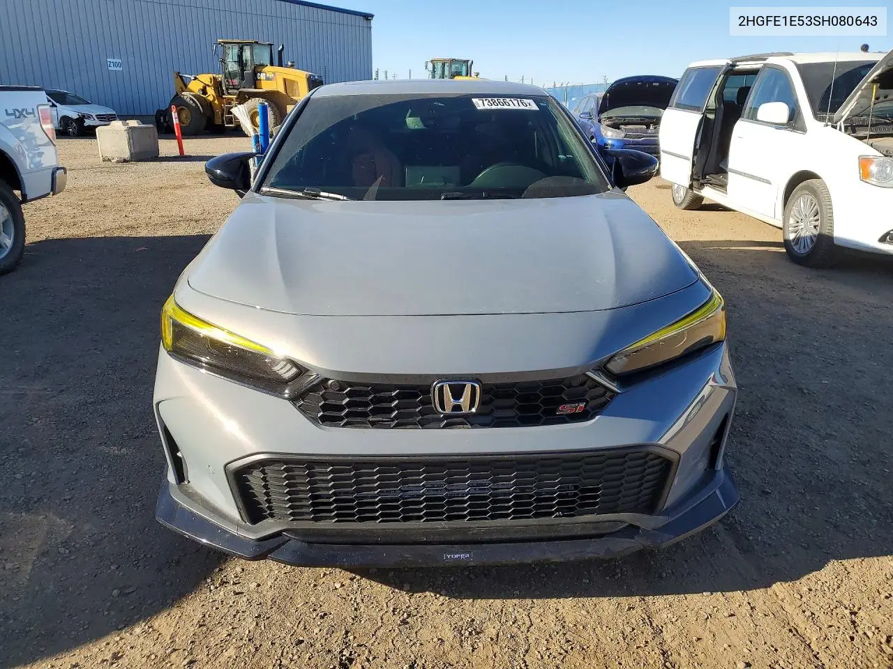 2025 HONDA CIVIC VIN 2HGFE1E53SH080643 — фото 5