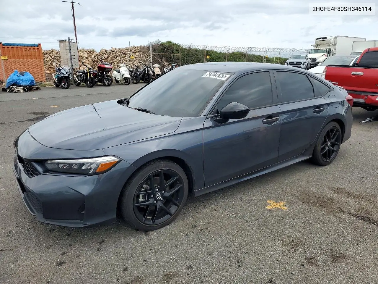 HONDA CIVIC 2025, VIN 2HGFE4F80SH346114