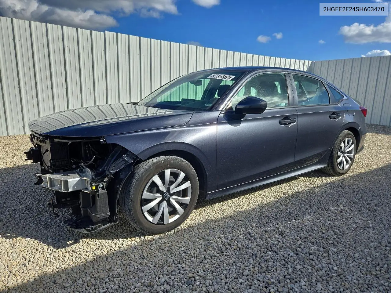 HONDA CIVIC 2025, VIN 2HGFE2F24SH603470
