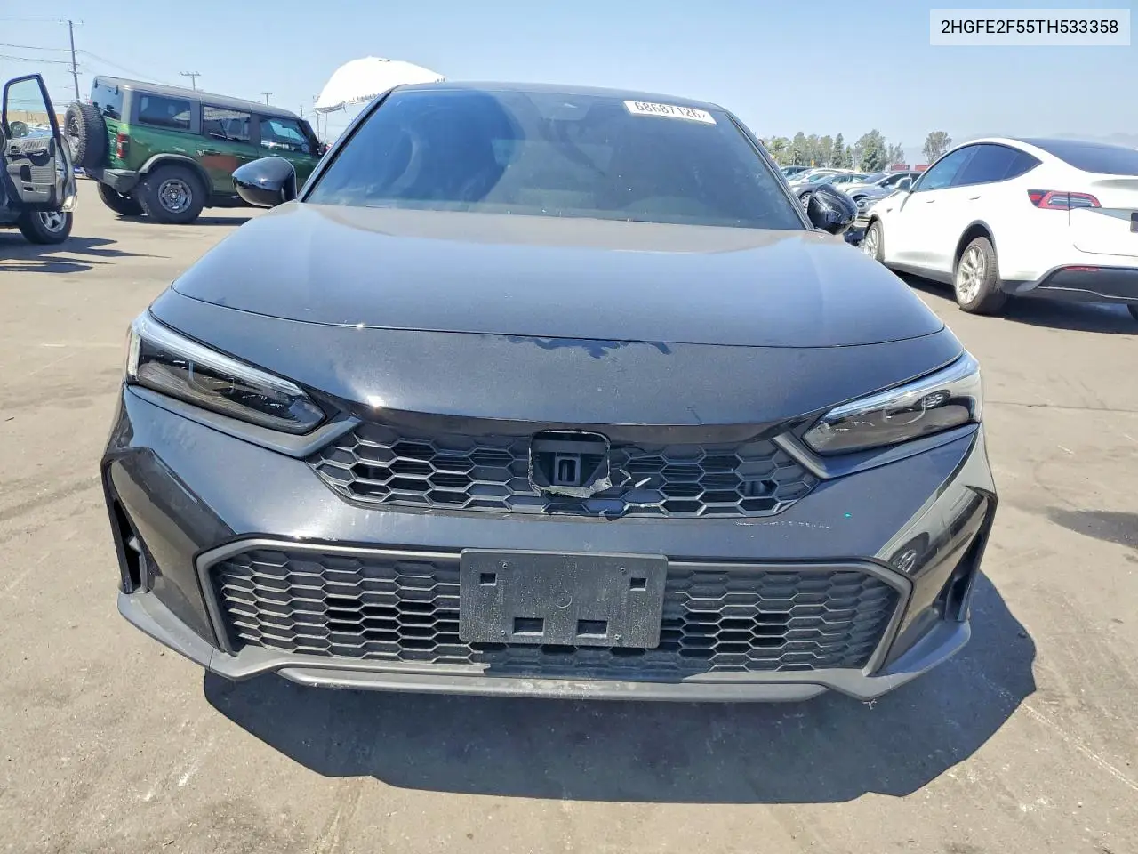2026 HONDA CIVIC VIN 2HGFE2F55TH533358 — фото 5