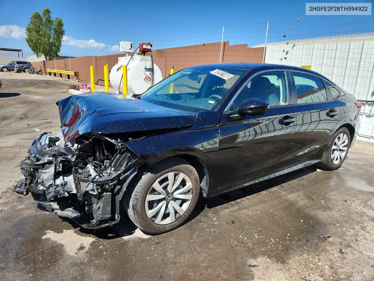 HONDA CIVIC 2026, VIN 2HGFE2F28TH594922