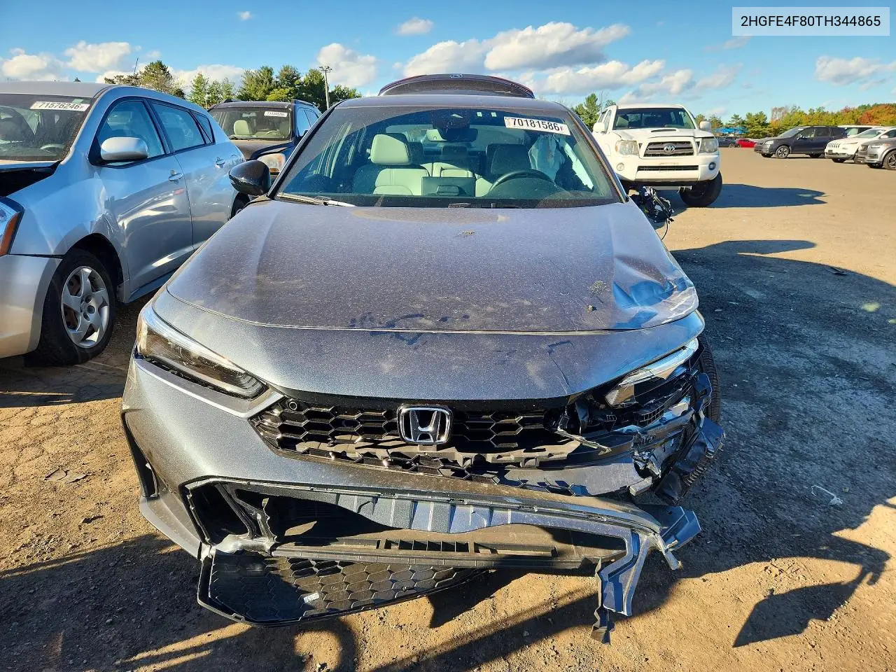 2026 HONDA CIVIC VIN 2HGFE4F80TH344865 — фото 5