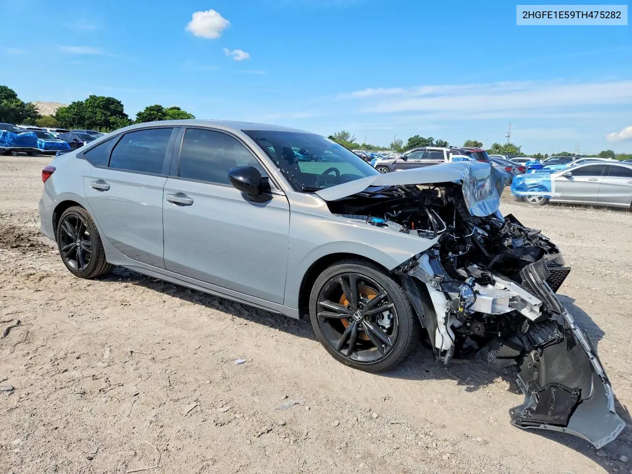 2026 HONDA CIVIC VIN 2HGFE1E59TH475282 — фото 4