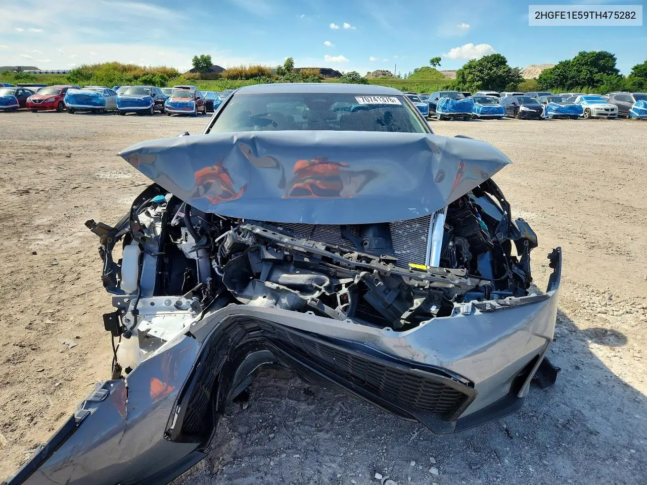 2026 HONDA CIVIC VIN 2HGFE1E59TH475282 — фото 5