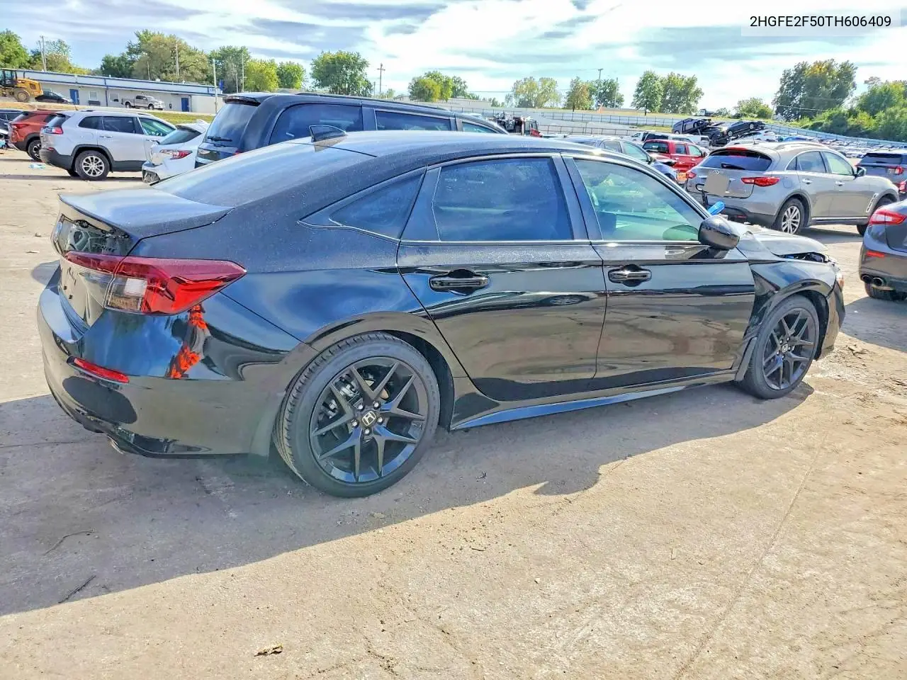 2026 HONDA CIVIC VIN 2HGFE2F50TH606409 — фото 3