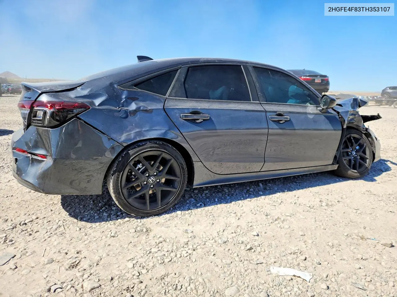 2026 HONDA CIVIC VIN 2HGFE4F83TH353107 — фото 3