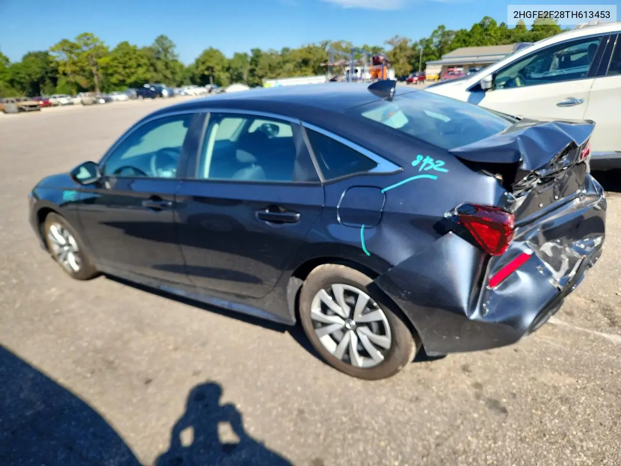 2026 HONDA CIVIC VIN 2HGFE2F28TH613453 — фото 2