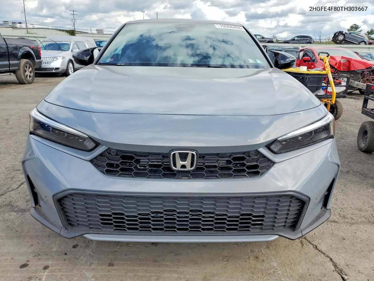 2026 HONDA CIVIC VIN 2HGFE4F80TH303667 — фото 5