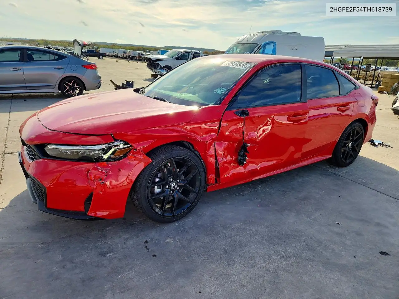 HONDA CIVIC 2026, VIN 2HGFE2F54TH618739