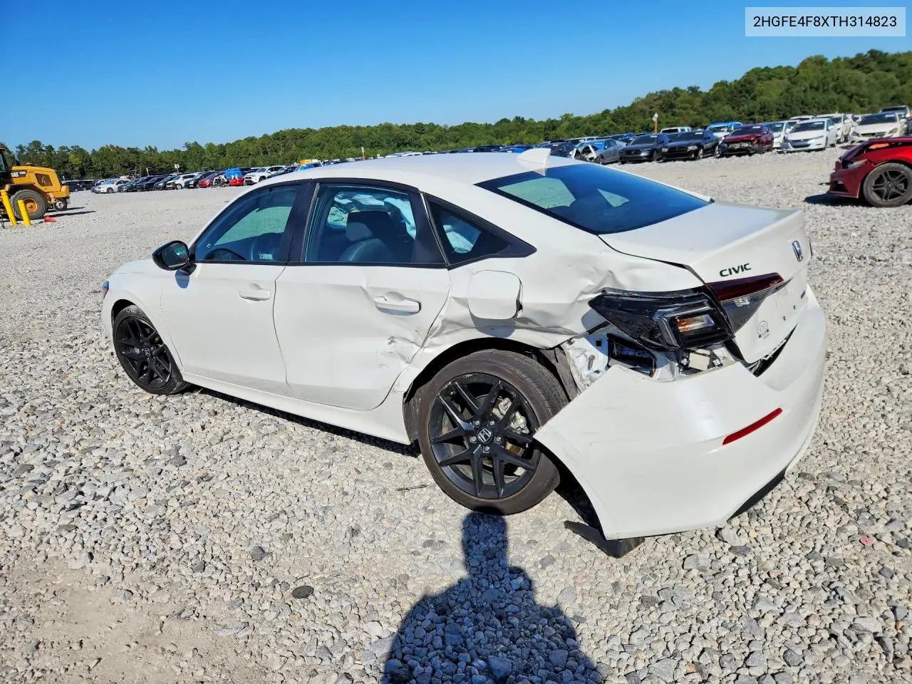 2026 HONDA CIVIC VIN 2HGFE4F8XTH314823 — фото 2