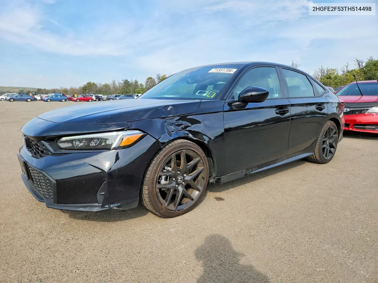HONDA CIVIC 2026, VIN 2HGFE2F53TH514498