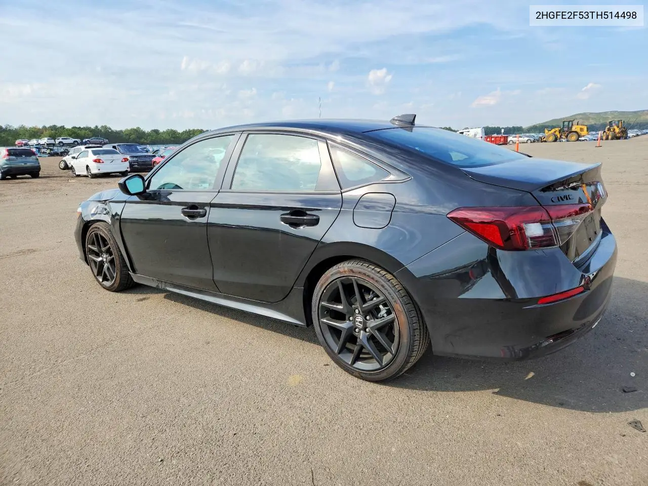 2026 HONDA CIVIC VIN 2HGFE2F53TH514498 — фото 2