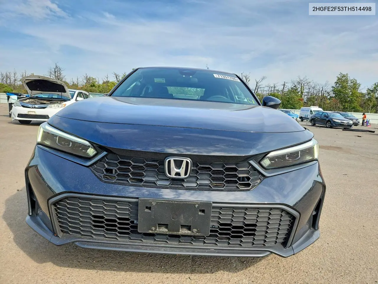 2026 HONDA CIVIC VIN 2HGFE2F53TH514498 — фото 5