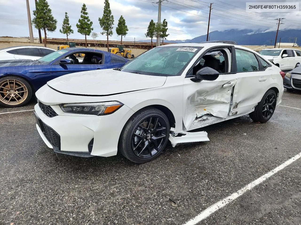 HONDA CIVIC 2026, VIN 2HGFE4F80TH359365