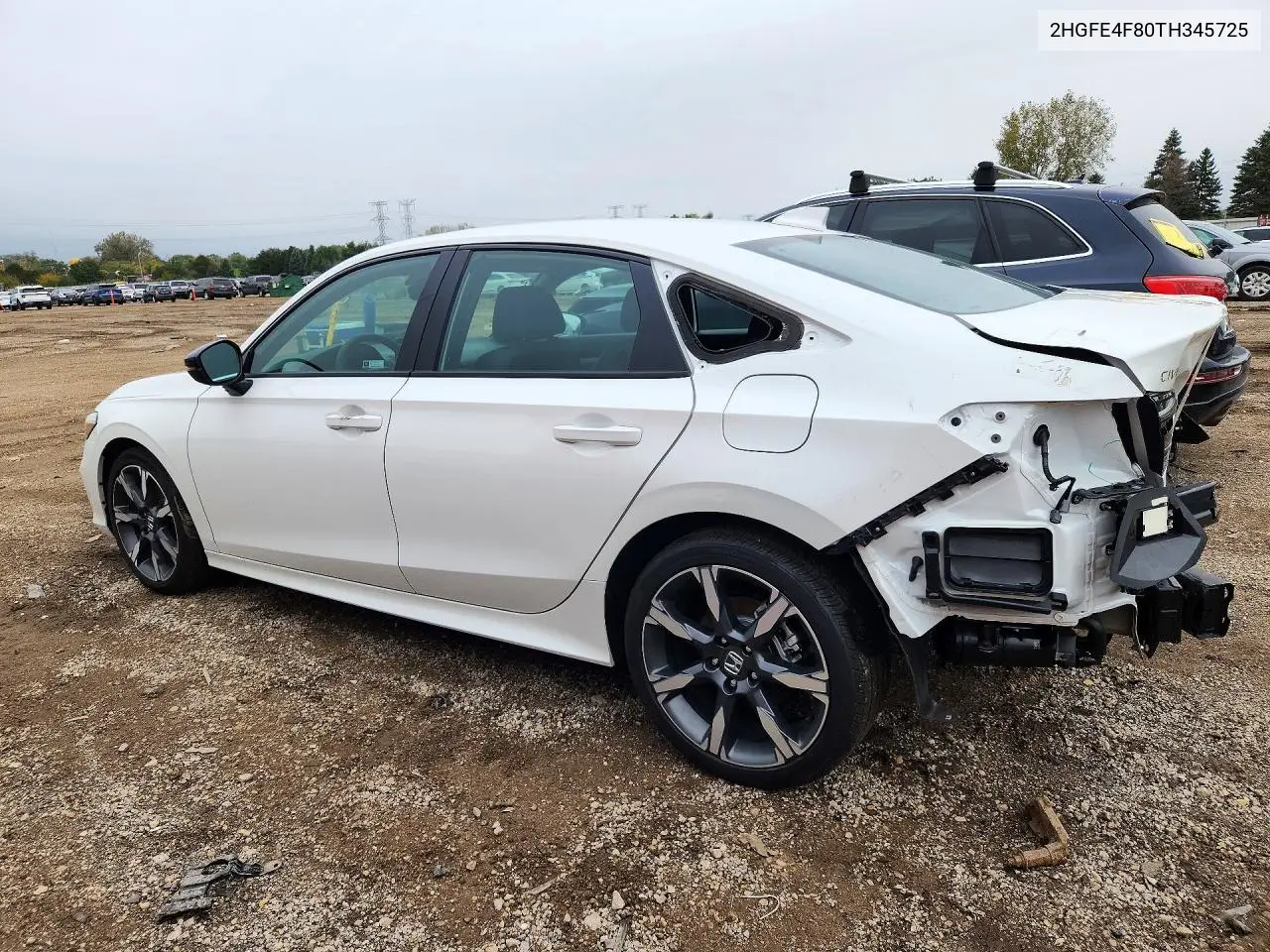 2026 HONDA CIVIC VIN 2HGFE4F80TH345725 — фото 2