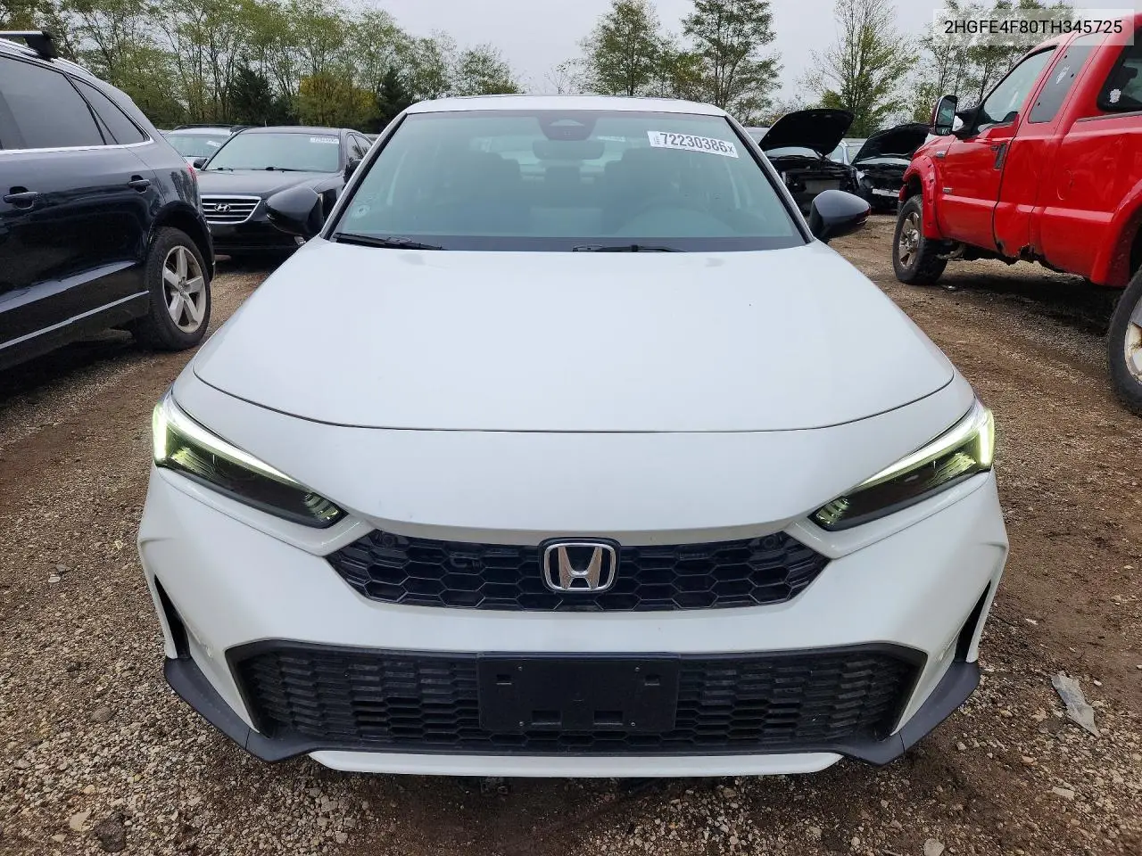 2026 HONDA CIVIC VIN 2HGFE4F80TH345725 — фото 5
