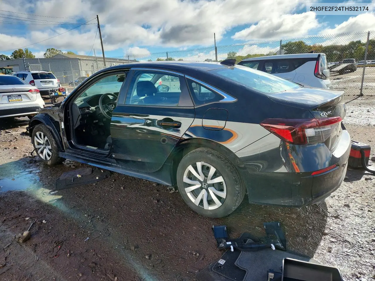 2026 HONDA CIVIC VIN 2HGFE2F24TH532174 — фото 2