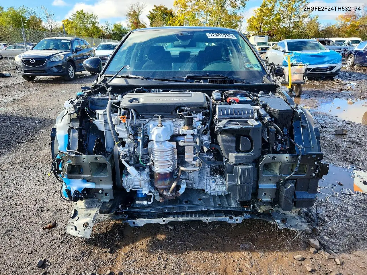 2026 HONDA CIVIC VIN 2HGFE2F24TH532174 — фото 5