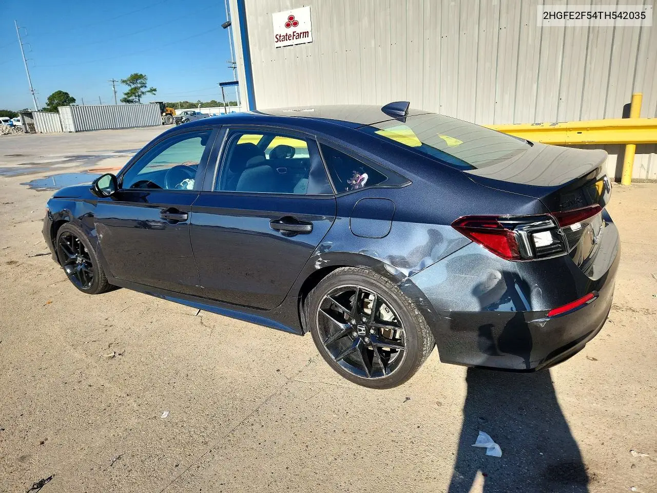2026 HONDA CIVIC VIN 2HGFE2F54TH542035 — фото 2