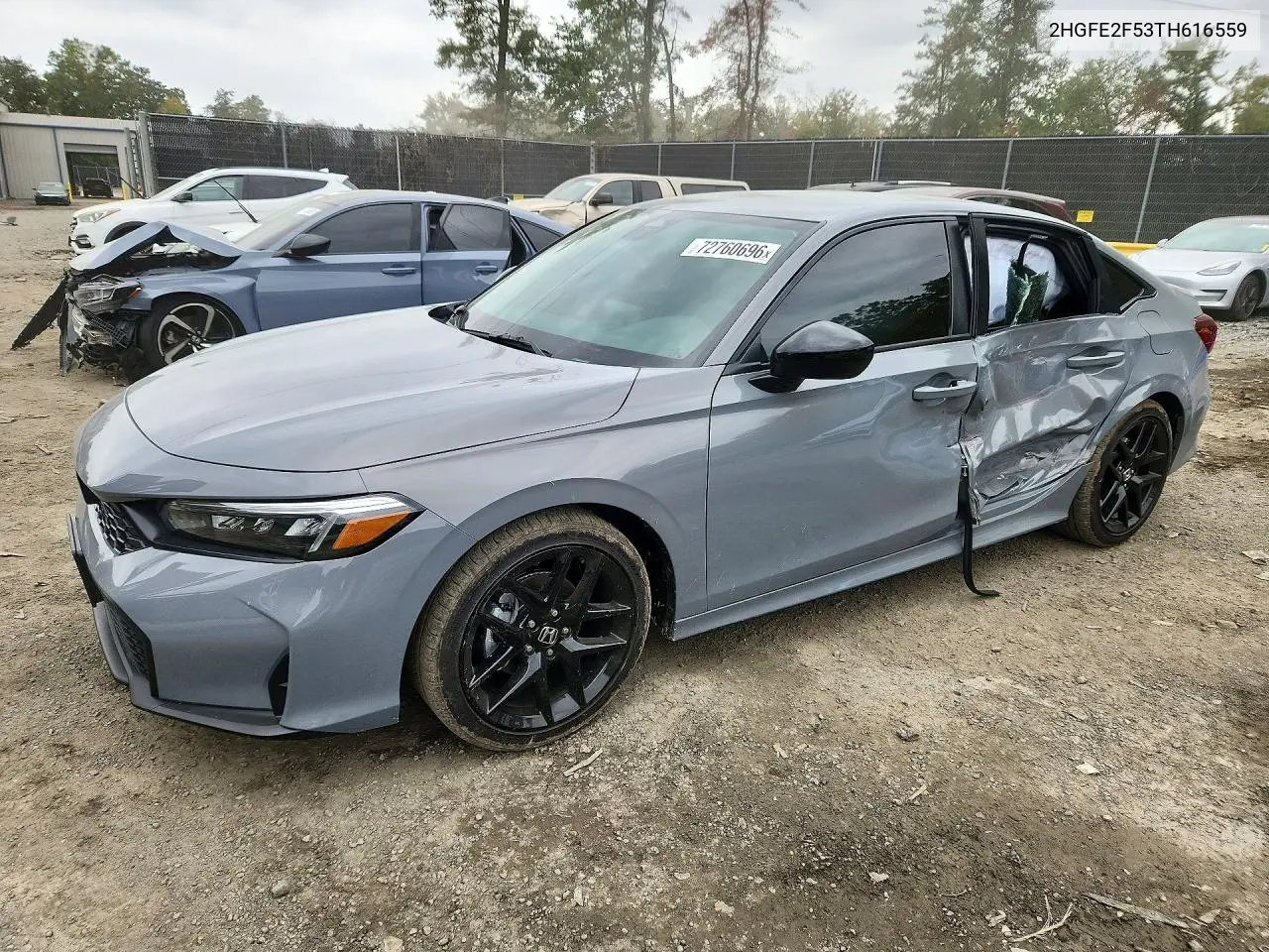 HONDA CIVIC 2026, VIN 2HGFE2F53TH616559
