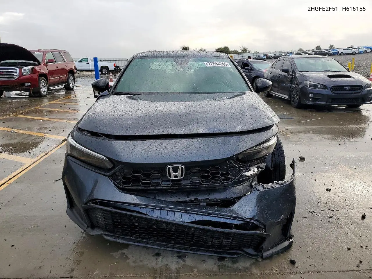 2026 HONDA CIVIC VIN 2HGFE2F51TH616155 — фото 5