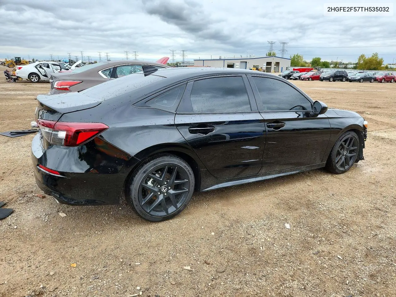 2026 HONDA CIVIC VIN 2HGFE2F57TH535032 — фото 3