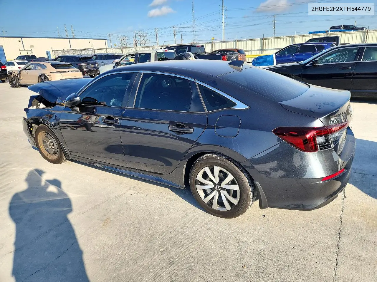 2026 HONDA CIVIC VIN 2HGFE2F2XTH544779 — фото 2