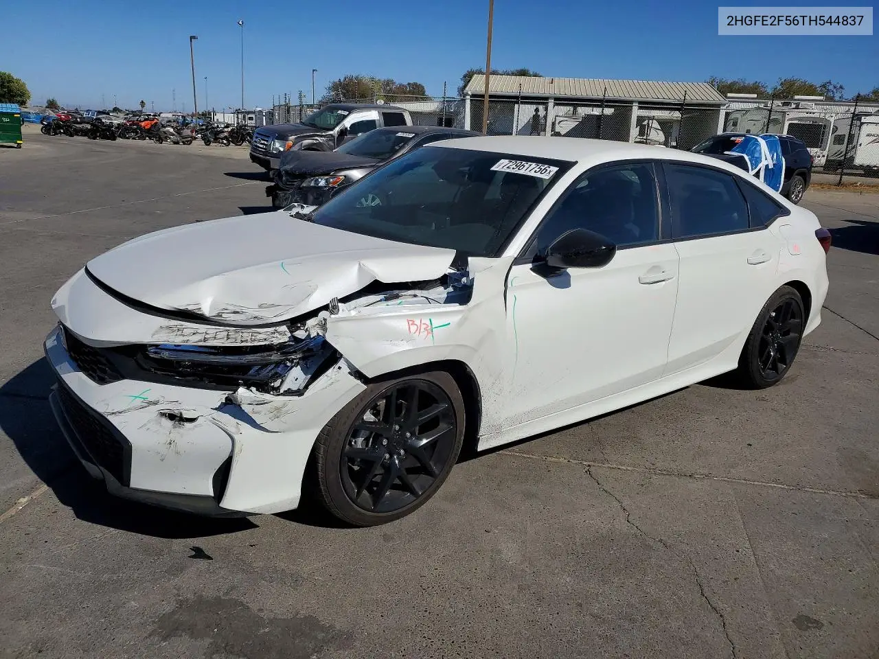 HONDA CIVIC 2026, VIN 2HGFE2F56TH544837