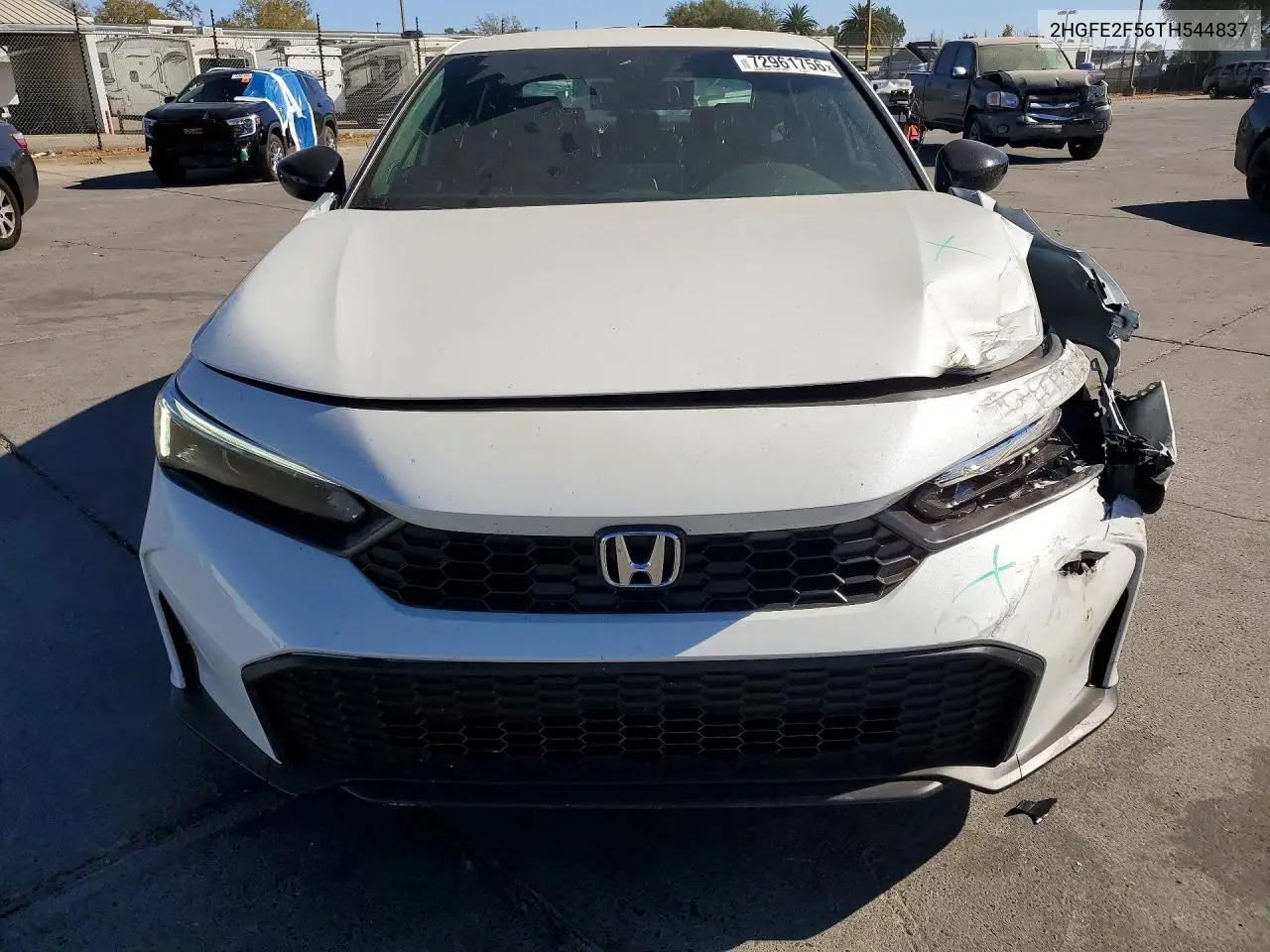 2026 HONDA CIVIC VIN 2HGFE2F56TH544837 — фото 5