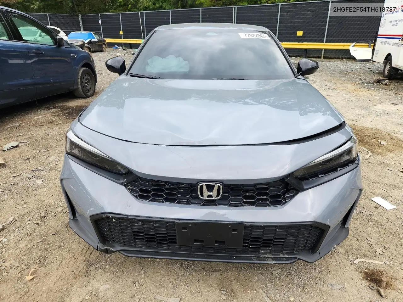 2026 HONDA CIVIC VIN 2HGFE2F54TH618787 — фото 5