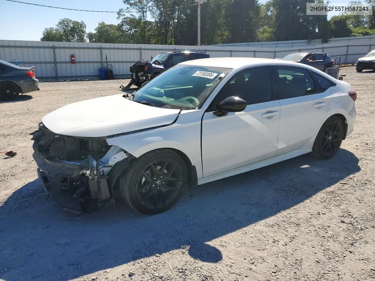 HONDA CIVIC 2026, VIN 2HGFE2F55TH587243