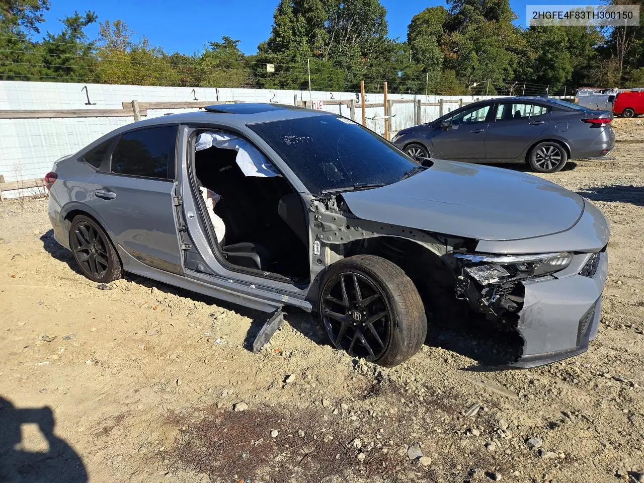 2026 HONDA CIVIC VIN 2HGFE4F83TH300150 — фото 4