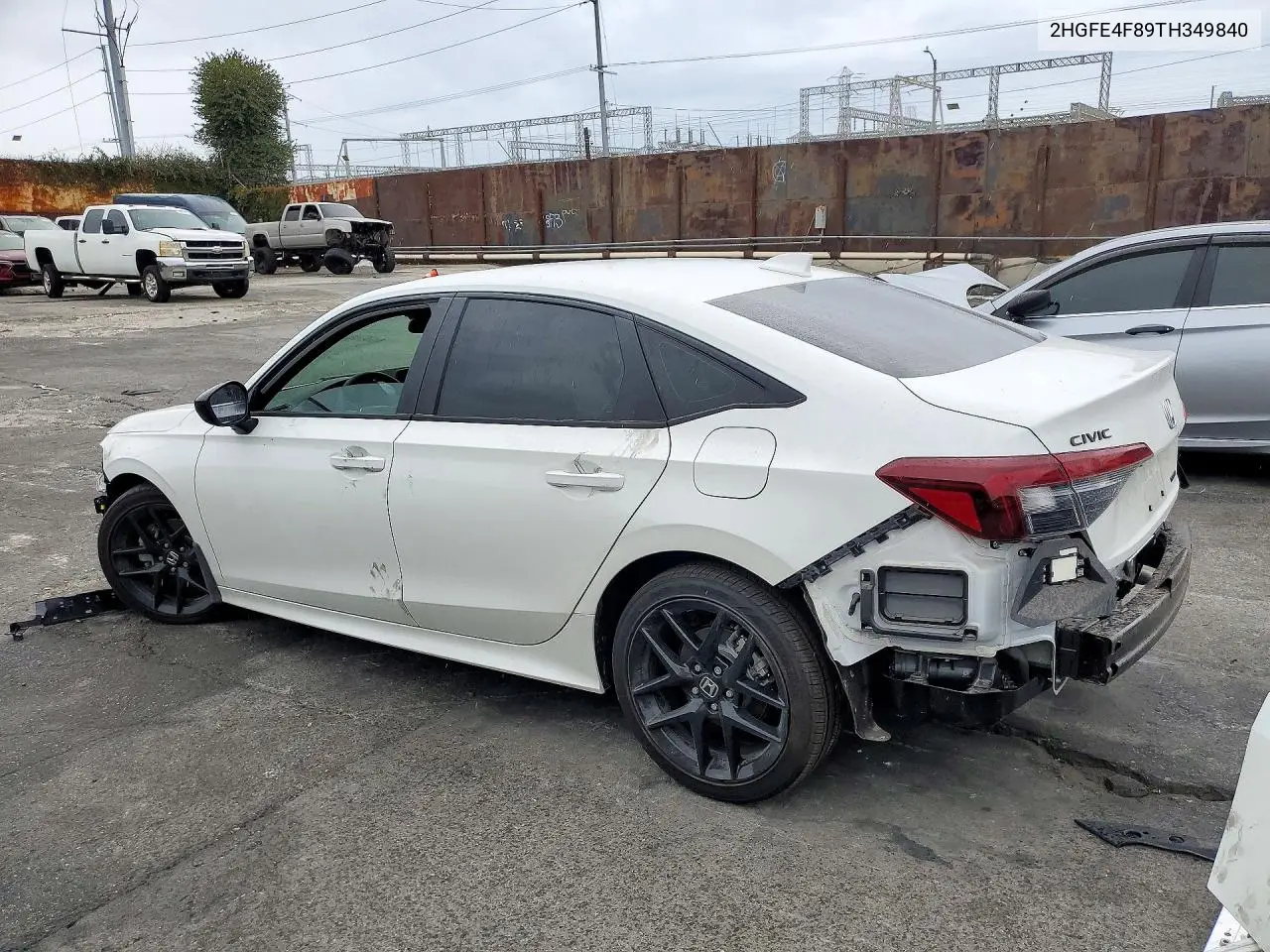 2026 HONDA CIVIC VIN 2HGFE4F89TH349840 — фото 2