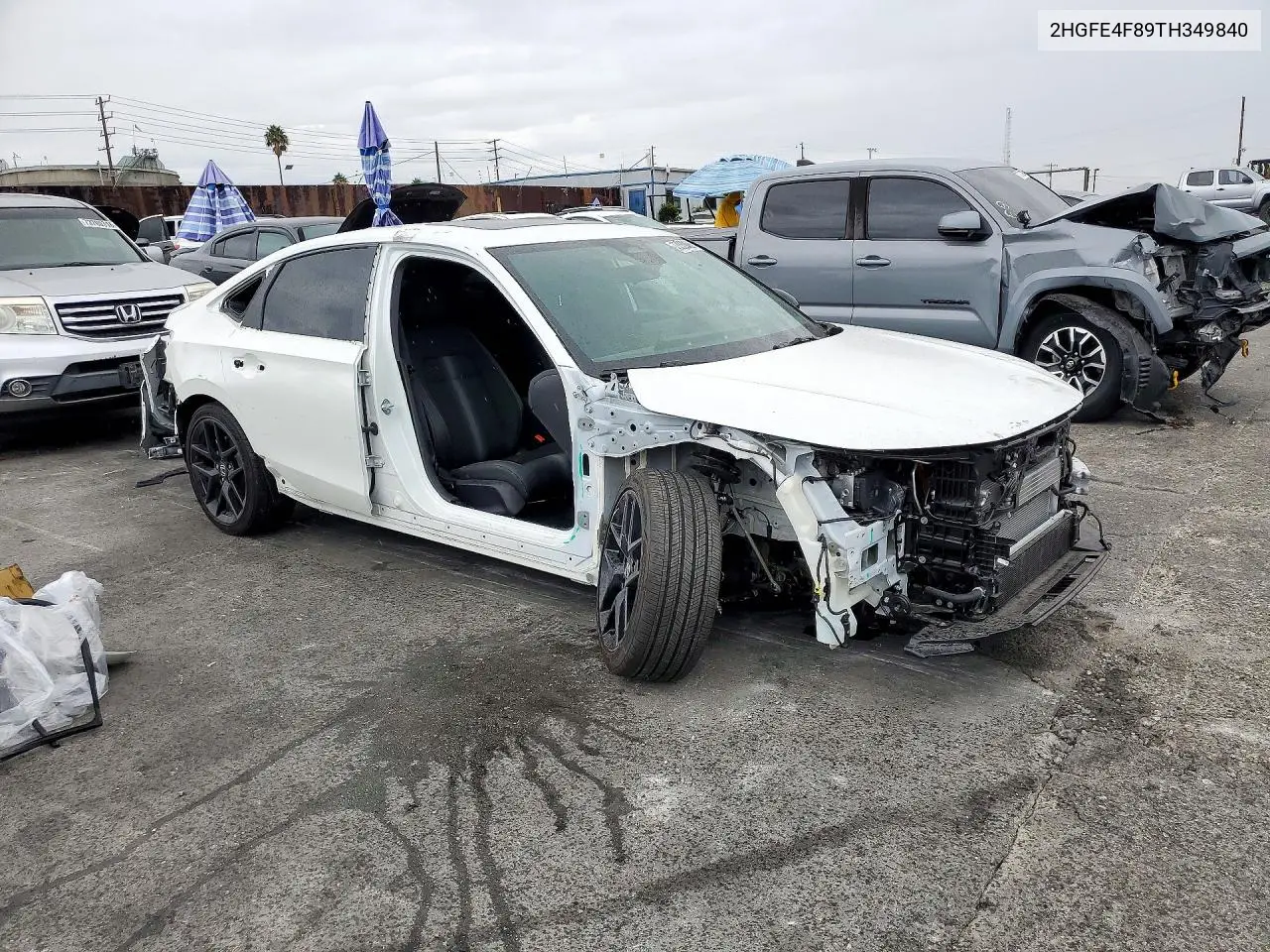 2026 HONDA CIVIC VIN 2HGFE4F89TH349840 — фото 4