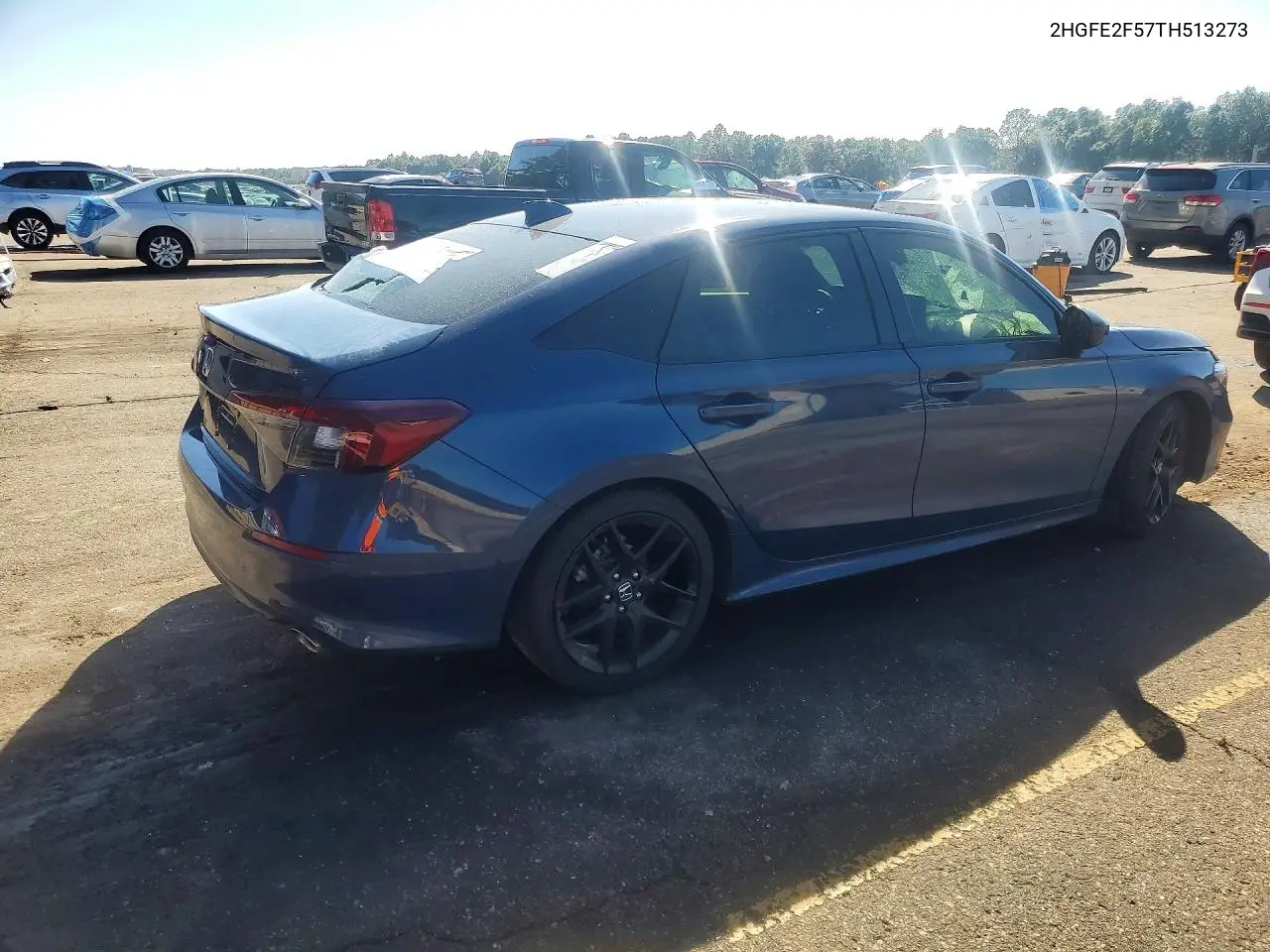 2026 HONDA CIVIC VIN 2HGFE2F57TH513273 — фото 3