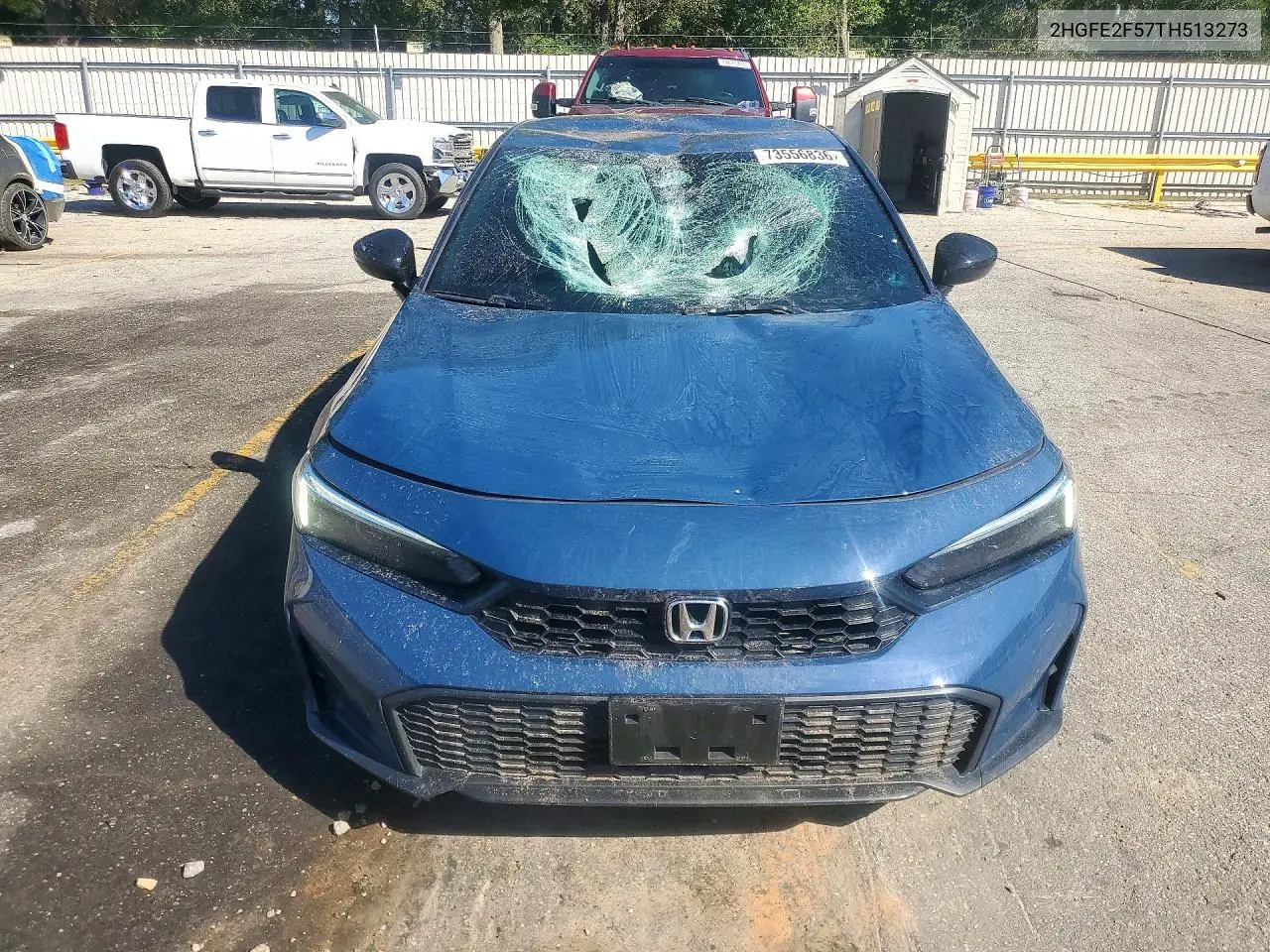 2026 HONDA CIVIC VIN 2HGFE2F57TH513273 — фото 5
