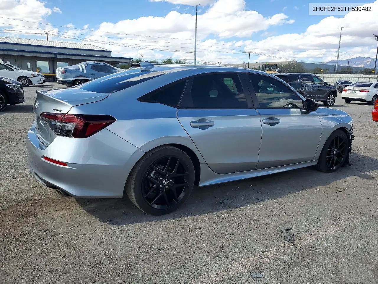 2026 HONDA CIVIC VIN 2HGFE2F52TH530482 — фото 3