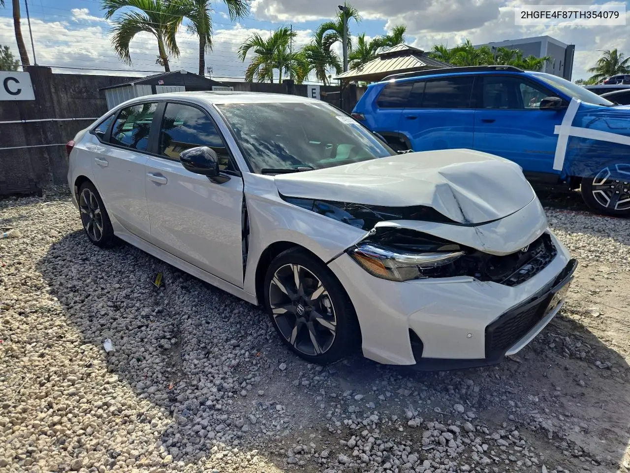 2026 HONDA CIVIC VIN 2HGFE4F87TH354079 — фото 4