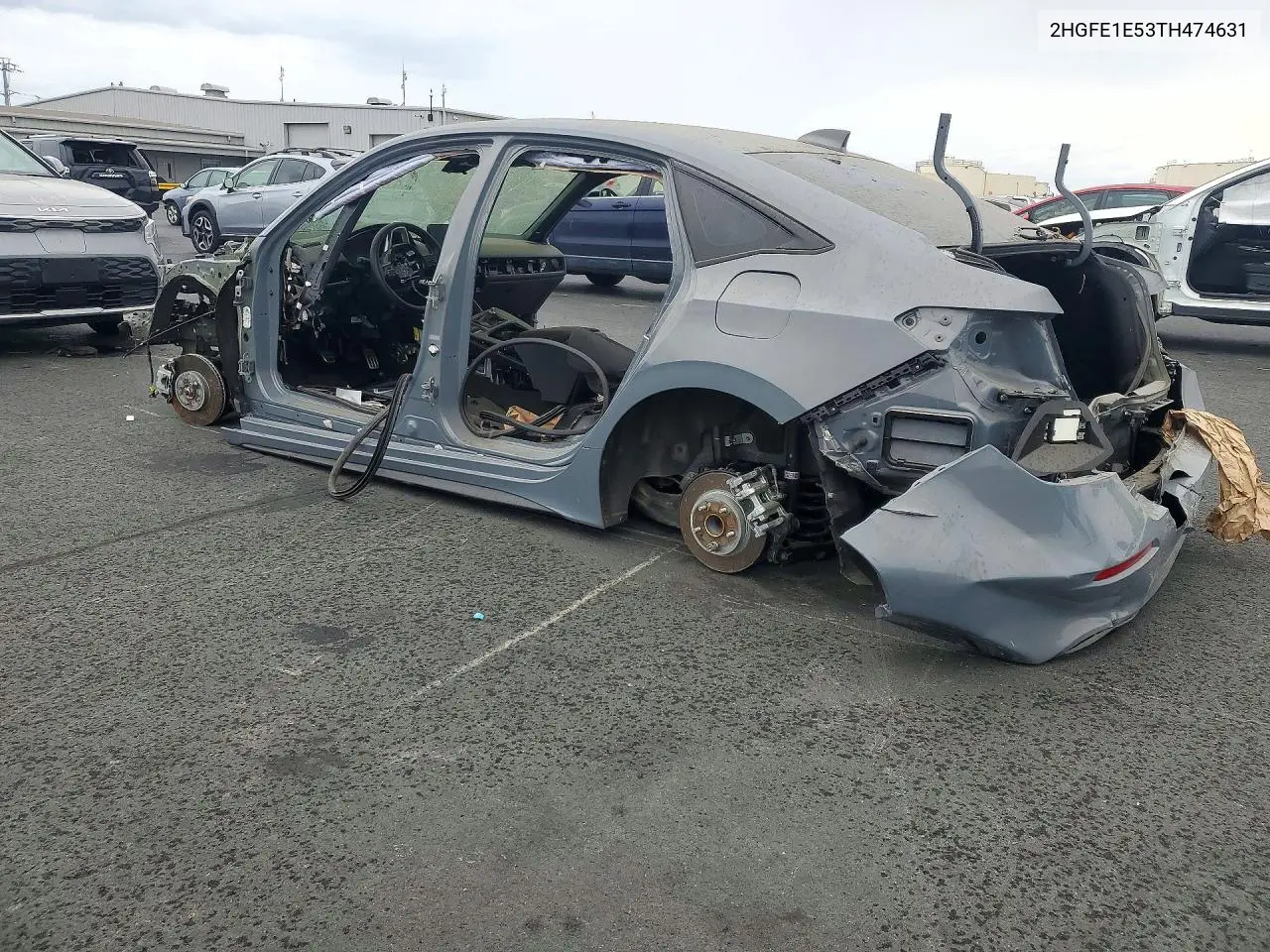 2026 HONDA CIVIC VIN 2HGFE1E53TH474631 — фото 2