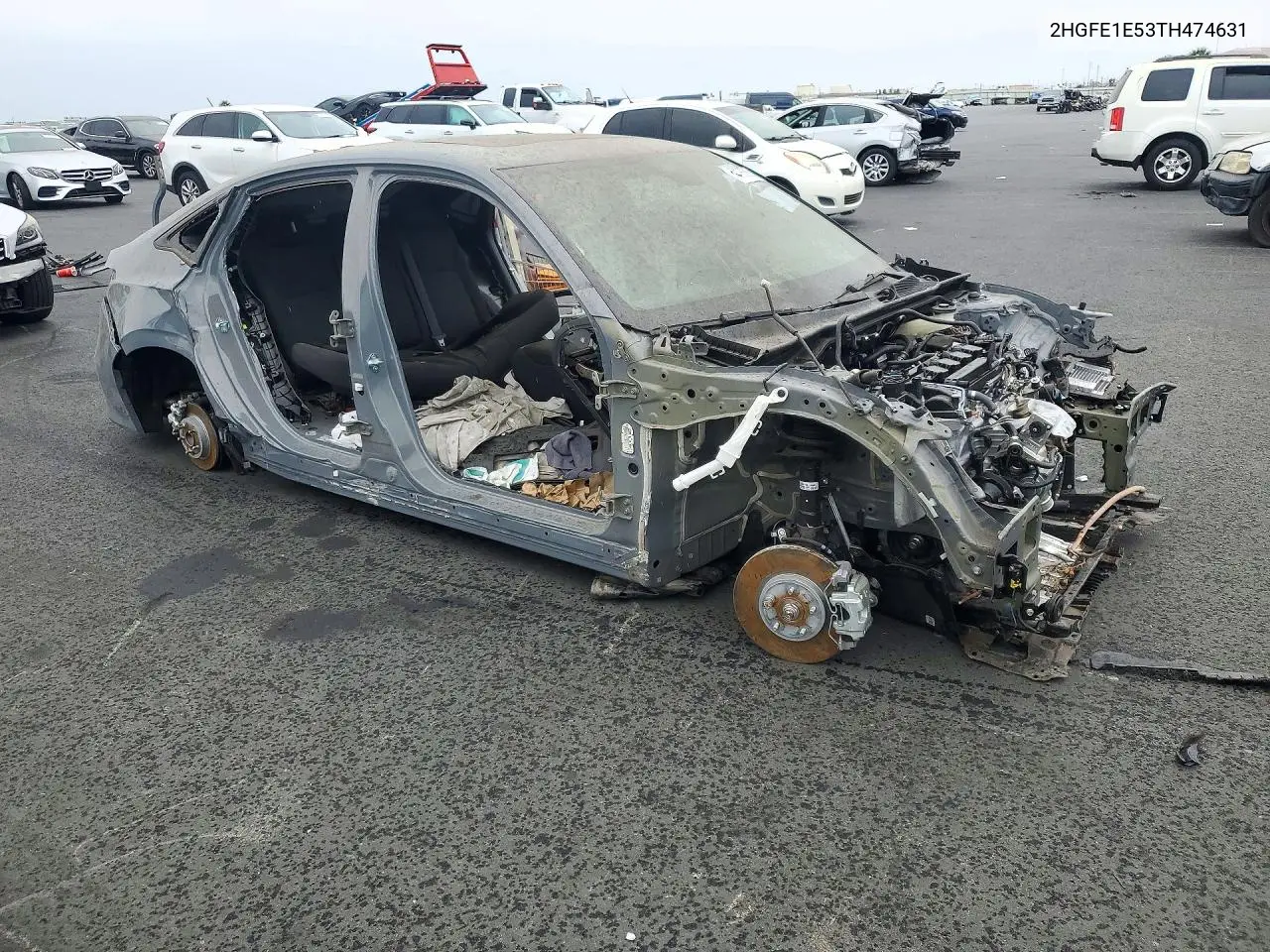 2026 HONDA CIVIC VIN 2HGFE1E53TH474631 — фото 4