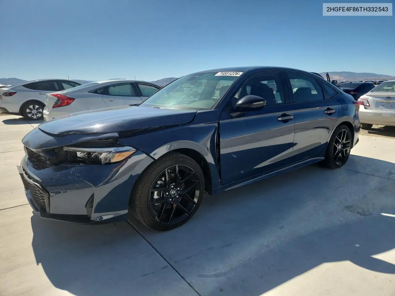 HONDA CIVIC 2026, VIN 2HGFE4F86TH332543