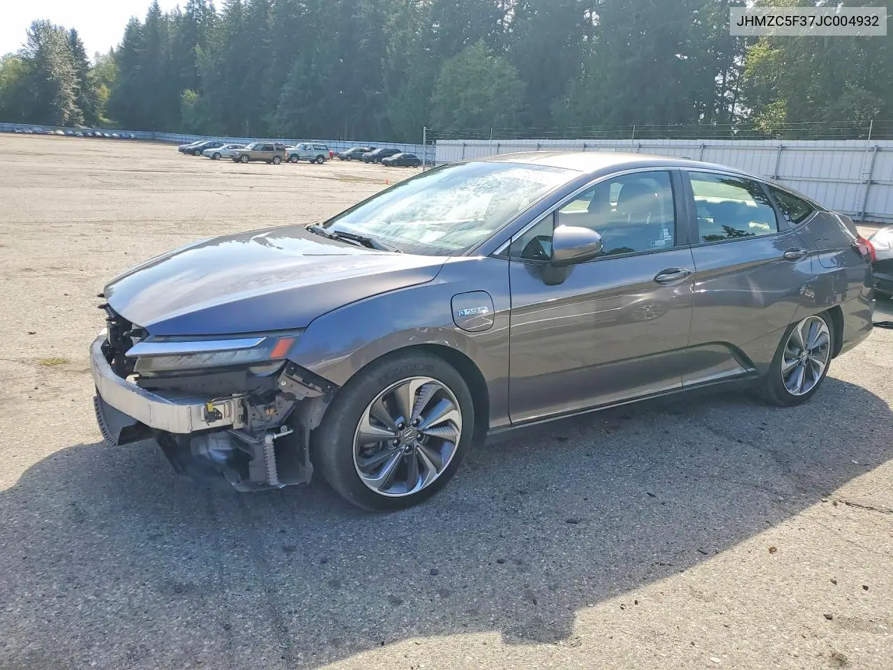 HONDA CLARITY 2018, VIN JHMZC5F37JC004932
